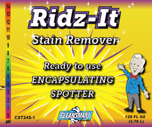 CleanSmart Technologies Ridz It Stain Remover