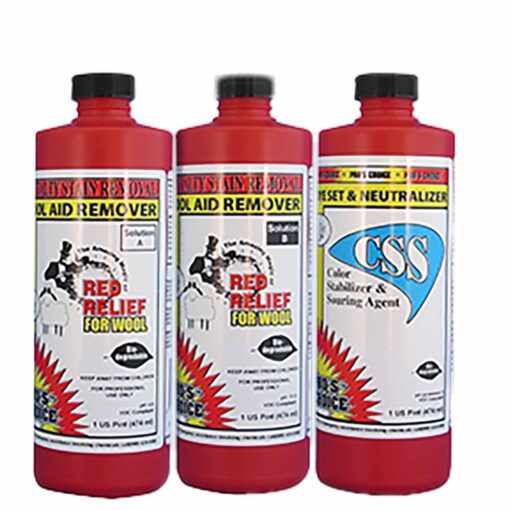 Pro's Choice Red Relief for Wool (3 Pint Set)