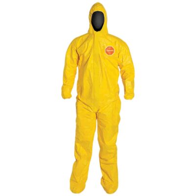 DuPont™ Tychem® 2000 Chemical Protective Coveralls, Yellow (12 PK)