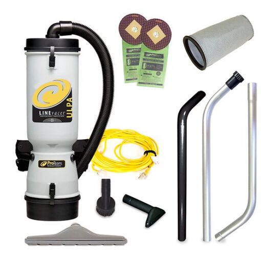 ProTeam LineVacer ULPA 10 qt. Backpack Vacuum w/ High Filtration Tool Kit