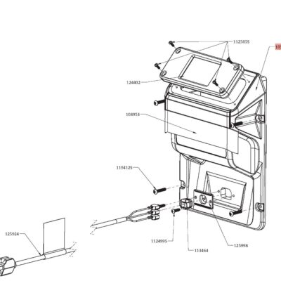 ENCLOSURE - ELECTRICAL BOX COVER ABS F600