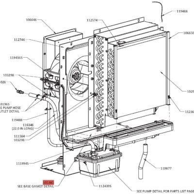 GASKET - CONDENSER BASE PVC PSA LGR 6000LI