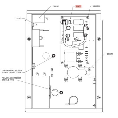 CIRCUIT BOARD ASSY - 115V HIGH VOLTAGE 2 SP