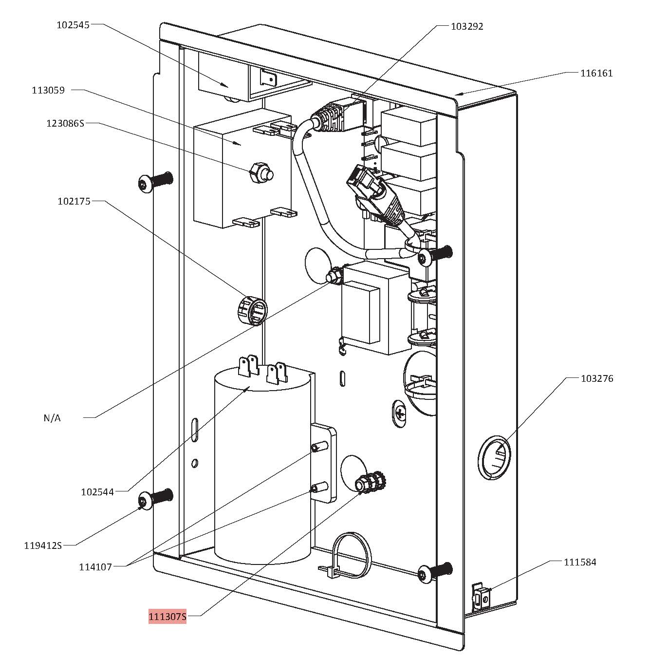 NUT - #8-32 W/STAR WASHER ZP