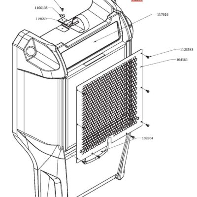 COVER - POLYETHYLENE FISHER BLUE LGR 6000LI