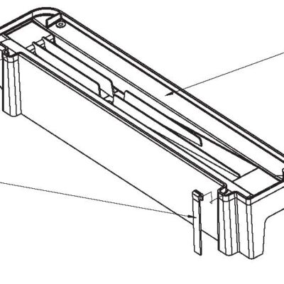 TRAY - CONDENSATE ABS BLK F600
